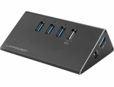 LC-Power ALU-2B-4 USB Hub 3.0 3-Port extern