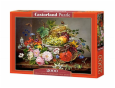 2000 elementów Koszyk owoców i kwiatów