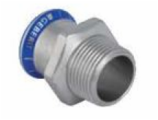 Geberit d 18 mm x 3/4" Adaptér