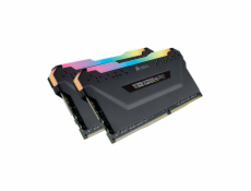 CORSAIR VENGEANCE RGB PRO BLACK 16GB, DDR4, DIMM, 3000MHZ, 2X8GB, XMP, CL15