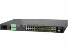 PLANET MGSW-24160F network switch Managed L2+ Gigabit Ethernet (10/100/1000) Power over Ethernet (PoE) 1U Blue