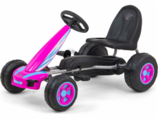 Go-kart Detská šliapacia motokára Milly Mally Viper ružová