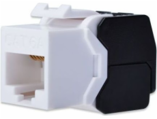DIGITUS CAT 6A Keystone Jack, nestíněné připojení bez nářadí