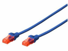 Digitus Ecoline Patch Cable, UTP, CAT 6e, AWG 26/7, modrý 5m, 1ks