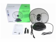 EVOLVEO Xany 4 LTE 230/12V, 50dBi aktivní pokojová anténa DVB-T/T2, LTE filtr