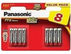 PANASONIC PRO POWER, Batérie, AAA, LR03, 1,5V, 8ks