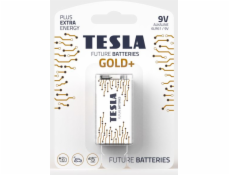 Tesla 9V GOLD+ alkalická (6LR61), 1 ks, ND