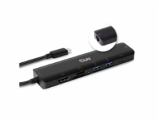 Club3D hub USB-C 3.2 Gen1 7in1 Hub HDMI 4K60Hz, 2x SD card, 2x USB-A, USB-C PD, RJ45
