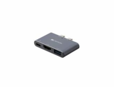 Canyon dokovací stanice DS-1, 3v1, pro Apple Mackbook s Thunderbolt 3 (USB-C)