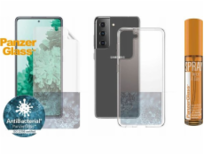 Sada sklenených skla, puzdro na čistotu, 30ml sprej pre Galaxy S21 Ultra (B7261)