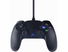 GEMBIRD gamepad PD-PS4U-01 pro PS4 a PC, vibrační, 3m