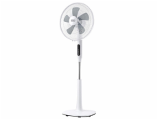 Ventilátor Black+Decker, BXEFP50E, stojanový, LED digitální displej, dotyková tlačítka, 5 lopatek, oscilace, 3 stupně rychlosti, dálkové ovládání, 3 režimy, časovač