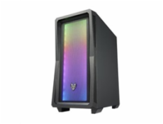 Fortron skříň Midi Tower CMT212A Black, A.RGB light bar