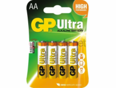 GP Ultra AA baterie, 1.5V alkalické, 4ks