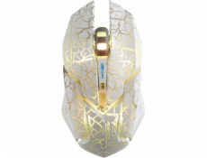 E-Blue Myš Auroza Gaming, bílá, ebox