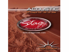 Stagg AC-1356-PH, sada strún pre akustickú gitaru, medium