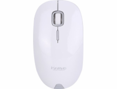 Myš Marvo DWM101WT, optická, bezdrátová, kancelářská, 1600DPI, bílá