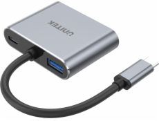 UNITEK D1049A notebook dock/port replicator USB 2.0 Type-C Silver