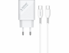 SAVIO LA-05 USB Quick Charge Power Delivery 3.0 18W + 1m kábel USB nabíjačka typu C