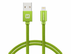 Swissten Kabel Textile Lightning 2,0M Gn