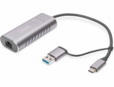 Adaptér DN-3028, USB-C 3.2 > Gigabit 2,5 Gbps