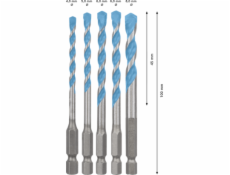 Bosch Expert Multiconstruction HEX-9 Bohrer-Set, 4/5/6/8 mm, 5-PC.