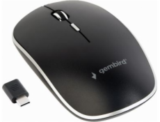 Gembird MUSW-4BSC-01 mouse Ambidextrous RF Wireless+USB Type-C Optical 1600 DPI