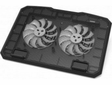 PORT CONNECT COOLER PRO, chladiaci stojan na notebook, 2x USB, čierny