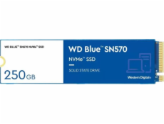 Modrý 250GB SN570 2280 NVMe M.2 Gen3 SSD