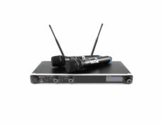 Omnitronic UHF-302, 2-kanálový mikrofonní systém 823-832/863-865 MHz