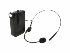 QTX BHS-175.0 VHF, náhlavní mikrofonní sada pro QTX zvukové systémy BUSKER, QUEST a PAL, 175.0 MHz