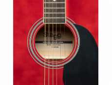 Stagg SA20D RED, akustická kytara typu Dreadnought