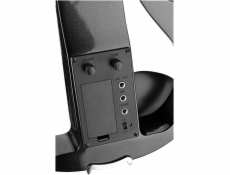 Stagg EVN X-4/4 MBK, elektrické housle, černá metalíza