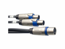 Stagg XYC1-SM2SF25C, reproduktorový rozbočovací kabel 4x 2,5 mm, 1 m