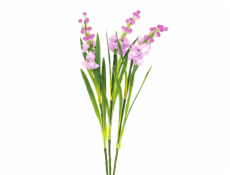 Arum sada růžová, s bílými LED diodami, 85 cm