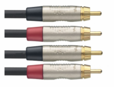 Stagg NTC6CR, kabel dvojitý RCA/RCA, 6m