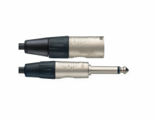 Stagg NAC3PXMR, propojovací kabel XLR zástrčka - Jack 6,3 mm mono, 3m