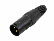 XLR-male 110 ohm black 3 pin