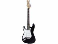 Dimavery ST-203, elektrická kytara levoruká, černá
