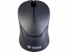 Myš Yenkee YMS 4010SG Valletta mini, optická, bezdrátová, 1200DPI, černá