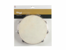 Stagg STA-1210, dvouřadá tamburína s blánou, 10 