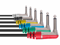Stagg NPC010LR-6, propojovací kabely 6x mono JACK/mono JACK, 10 cm