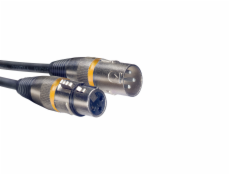 Stagg SMC3 YW, kabel mikrofonní XLR/XLR, 3m