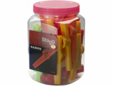 Stagg KAZOO-30, barevné kazoo, 30 ks