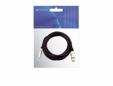 Kabel ACX-50 XLR samice - Jack 6,3 mono, 5 m