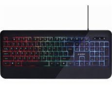 Klawiatúra Gembird SLIM Przewodowa Czarna UK (KB-UML-03)