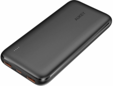 AUKEY PB-N73 Slim Power Bank 10000mAh PD 3.0 QC 3.0 4xUSB 20W Čierna