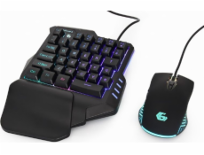 Gembird GGS-IVAR-TWIN keyboard USB Black