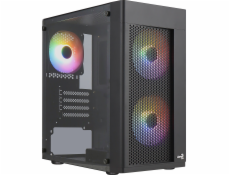 Hexform TG FRGB USB 3.0 Mini Tower čierne puzdro