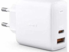 Aukey Aukey PA-B3 White Omnia Charger 2xusB Dodávka napájania (1XUSB A+1XUSB C) 65W 5.4A Sieťová nabíjačka